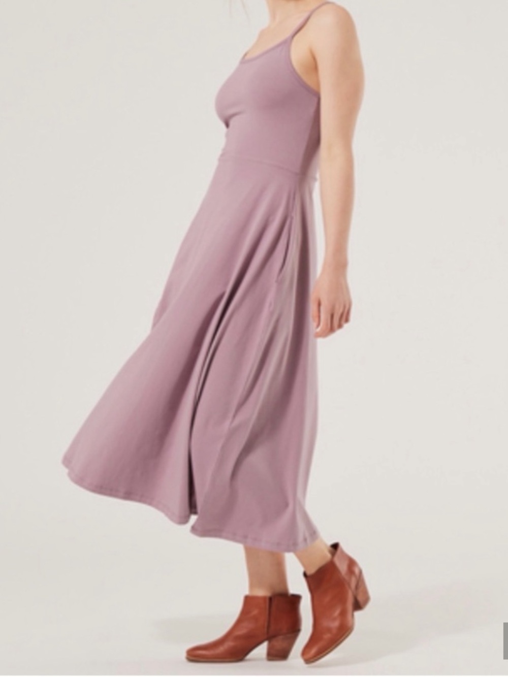 Pact | Fit and Flare Midi Dress, Size XS ✨